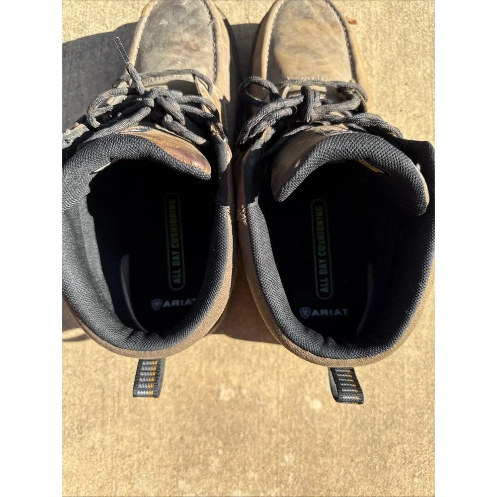 Mens‎ ARIAT Rebar Chukka Composite Toe Metguard Work Boot sz 14 D